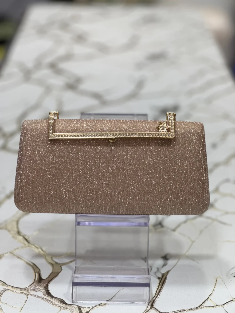Rose Gold Bridal Bag