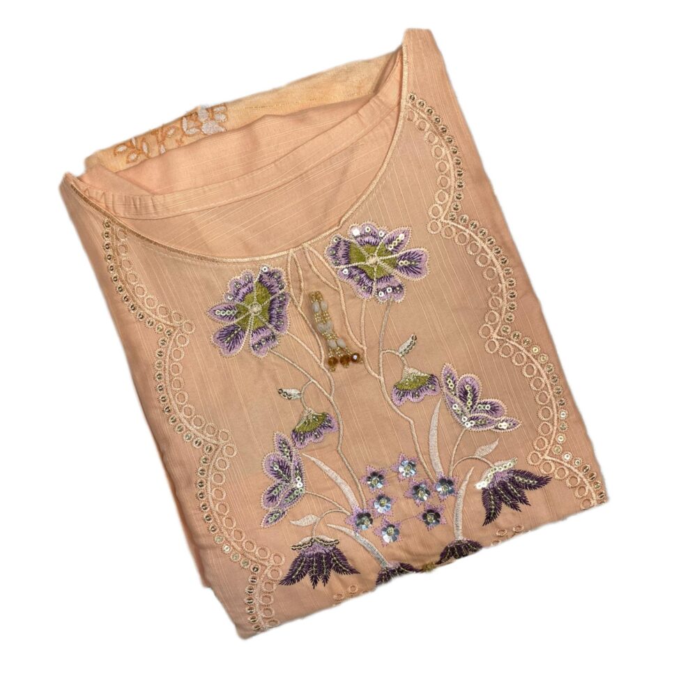 Sky Embroided Cotton at ZA Boutique